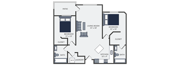 a floor plan of a home