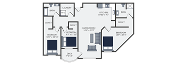 a floor plan of a home