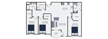 a floor plan of a home