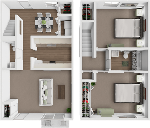 2 bedroom townhome at madison grove townhomes