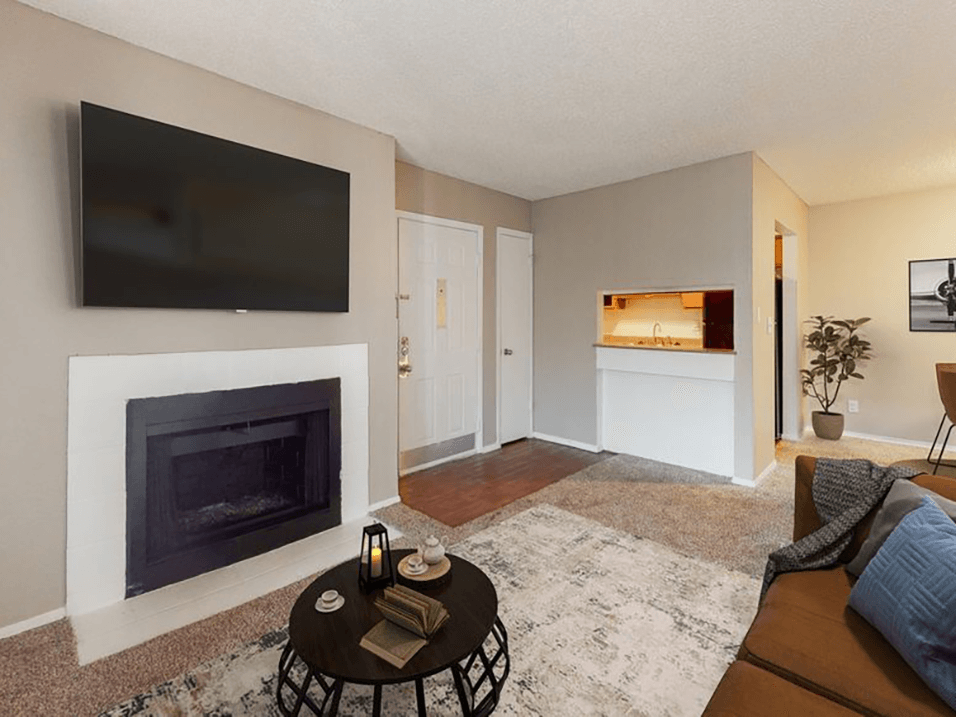 Timber Ridge Apartments with fireplace