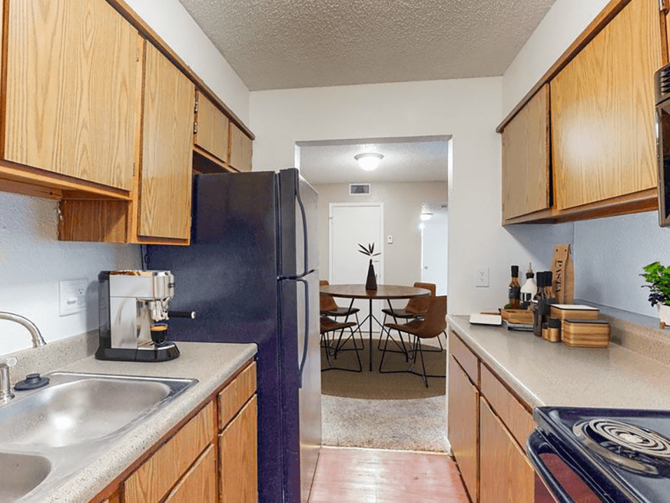 kitchen at Timber Ridge Apartments