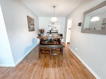 beautiful apartment dining area at tiffany woods apartments - Photo Gallery 4