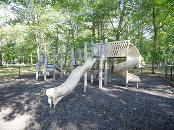 playground area in beautiful wooded area at tiffany woods - Photo Gallery 11