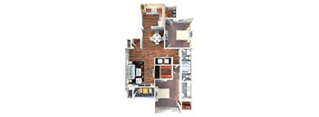 longview tx 2 bed apt floor plan
