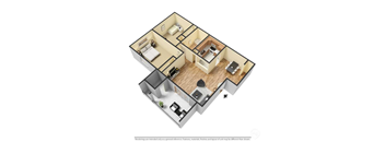 Two Bedroom Floor Plan