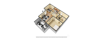 One Bedroom Floor plan