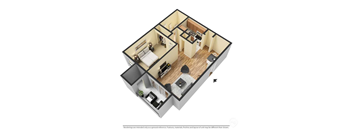 One Bedroom Floorplan