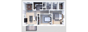 Two Bedroom Floor Plan