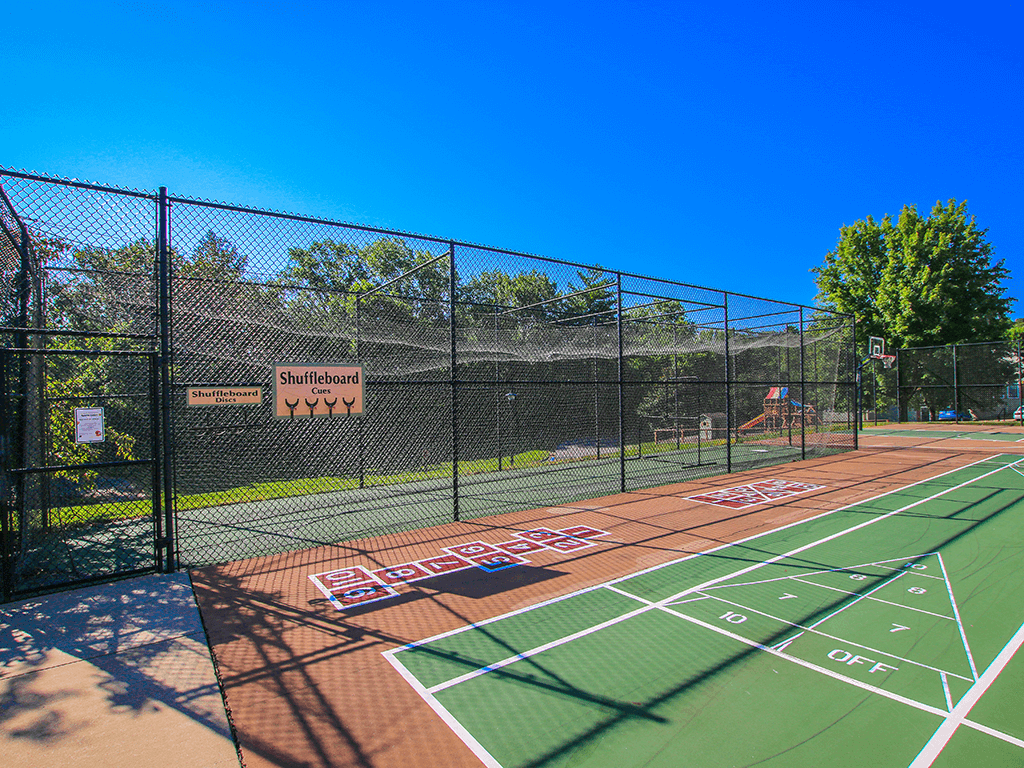 tennis court at apartments