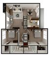 2 bedroom apartment floor plan