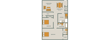 VENICE HEIGHTS | 2 BEDROOM 1.5 BATH