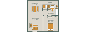 VENICE HEIGHTS | 1 BEDROOM 1 BATH