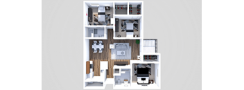 3 bedroom floor plan