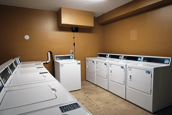 Washer and dryer facilities at windsor gates apartments