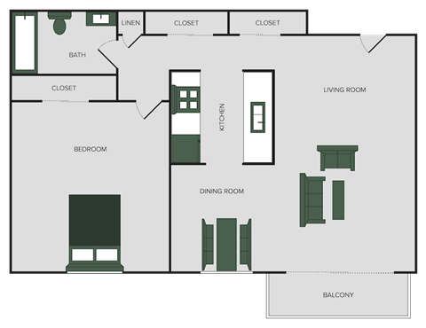1 Bedroom Apartment at Windsor Gates