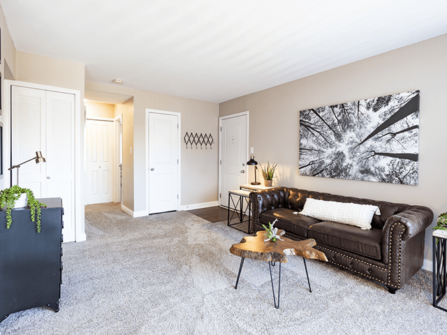 1-bedroom townhome at Westminster Apartments And Townhomes in Greenwood, IN
