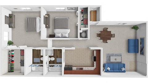 a floor plan of a house with a bathroom and a living room