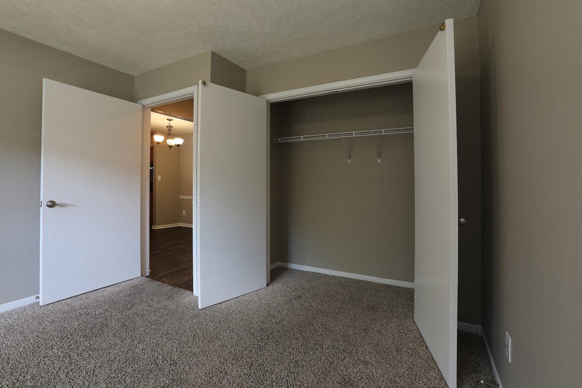 Guest Bedroom at Woods of Post House Apartments in Jackson, TN