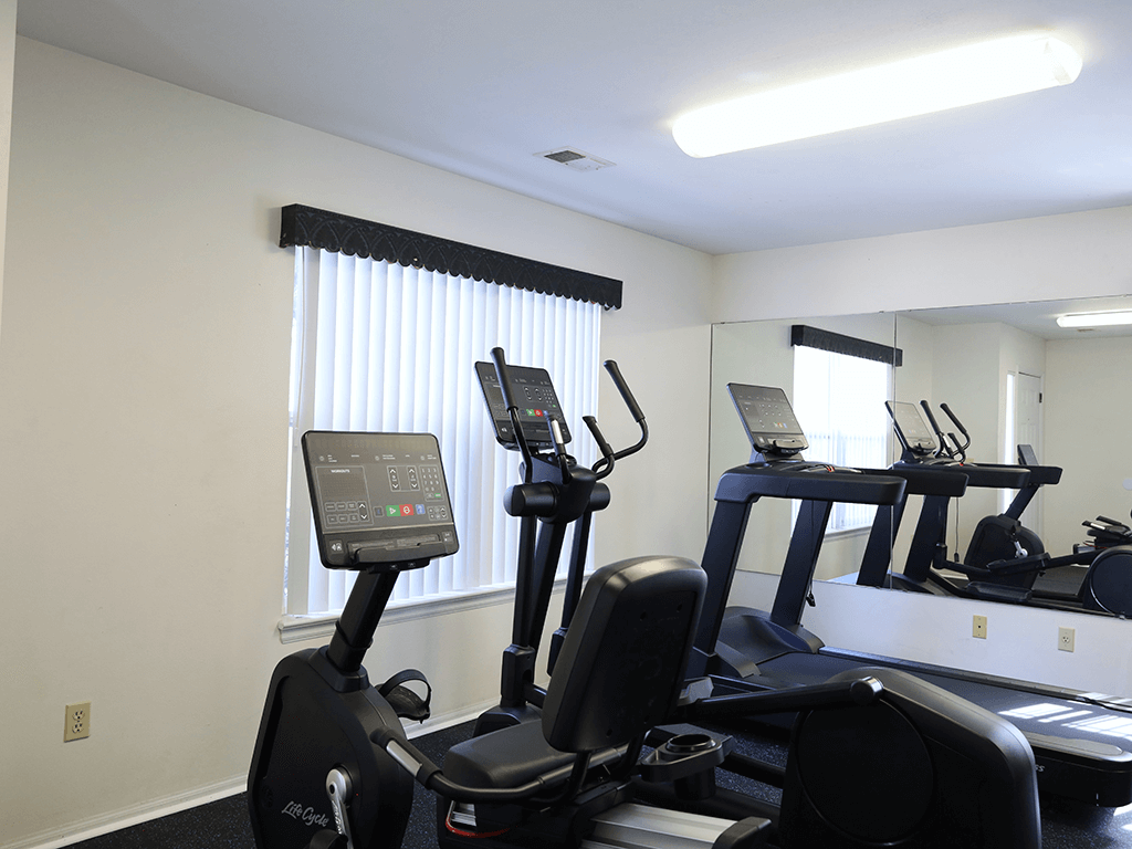 gym at apartment complex