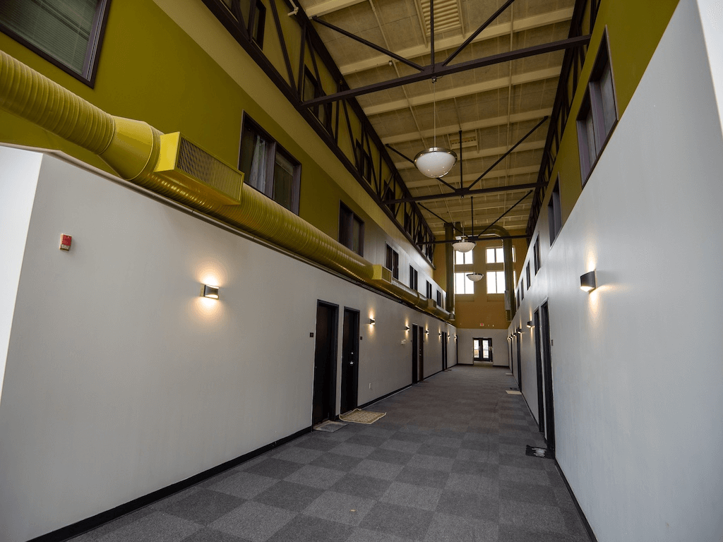 loft apartments in former high school gym