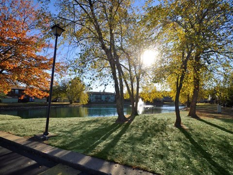 Pavilion lakes outdoor grounds