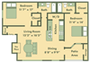 2 bedroom apartment floor plans