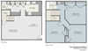 three bedroom townhome floor plan