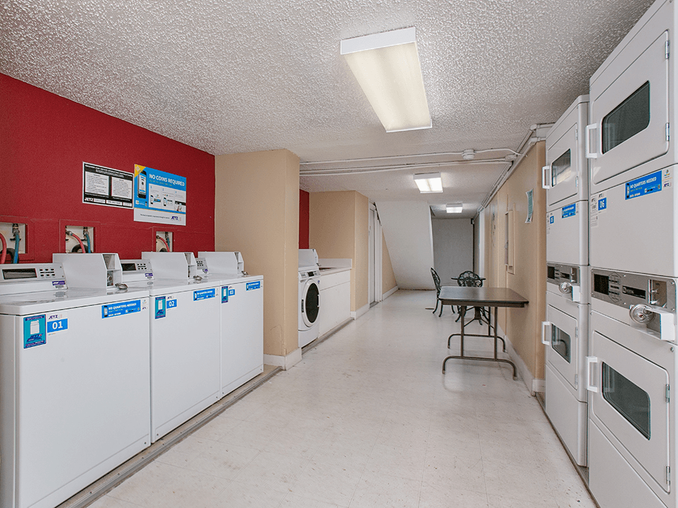Laundry room available on-site at westborough arms aprtments in wichita