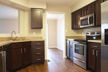spacious kitchens at Topeka Townhome