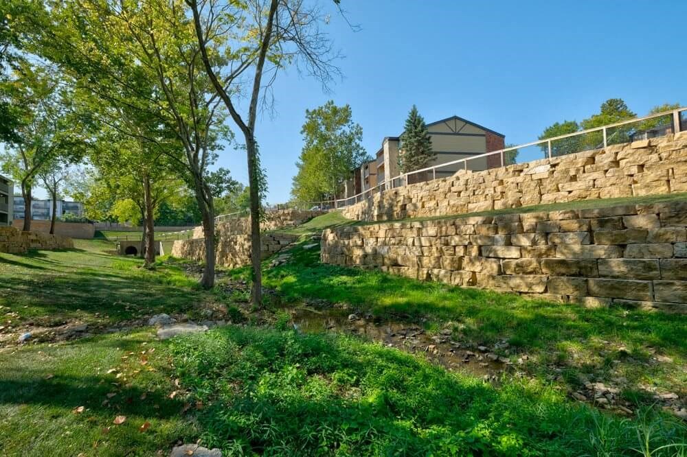 Canyon Creek Apartments - Rock Wall