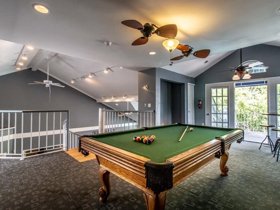 Billiards at Madison Heights apartments