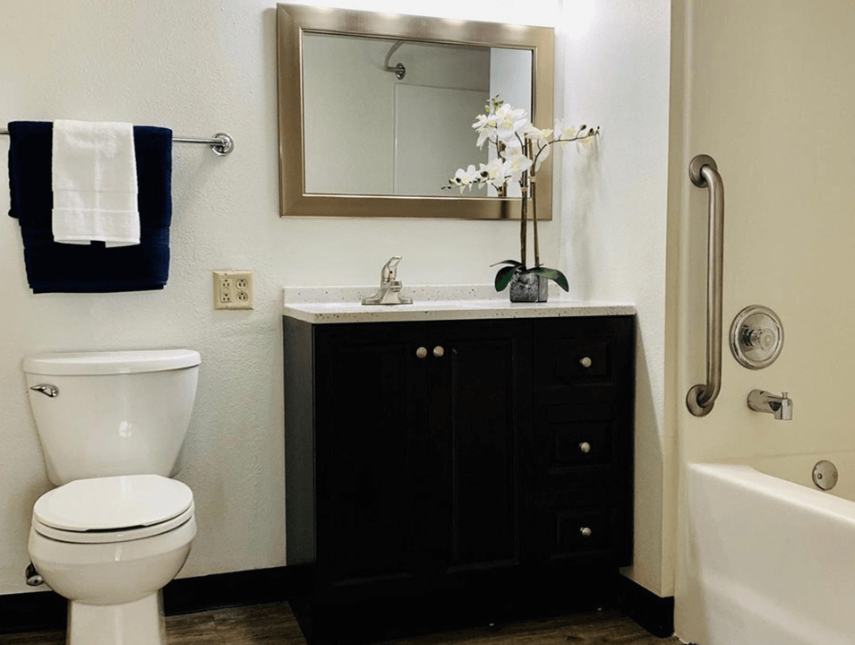Bathroom in apartment 