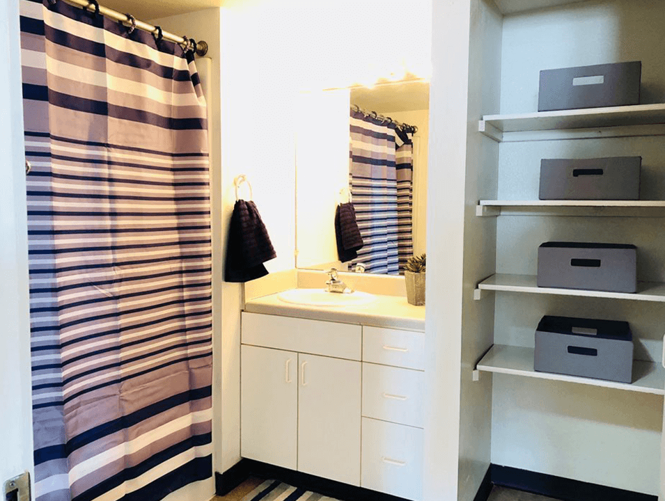 bathroom in apartment in Moline IL