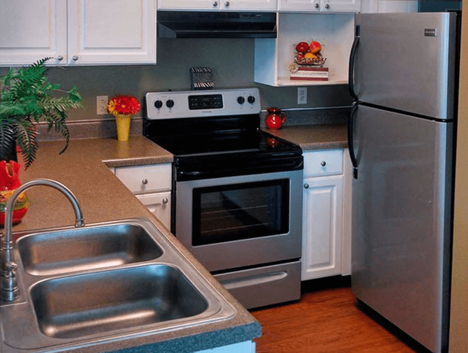 kitchen at apartment 
