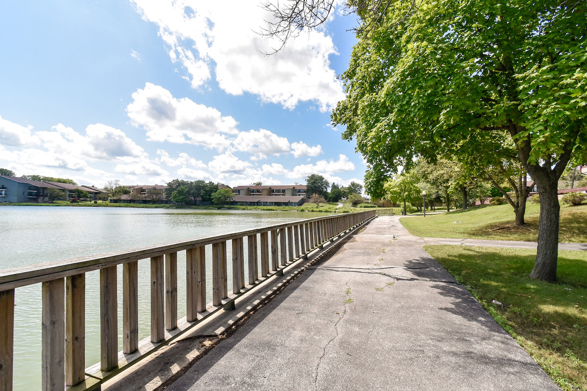 Walking Path at apartment complex