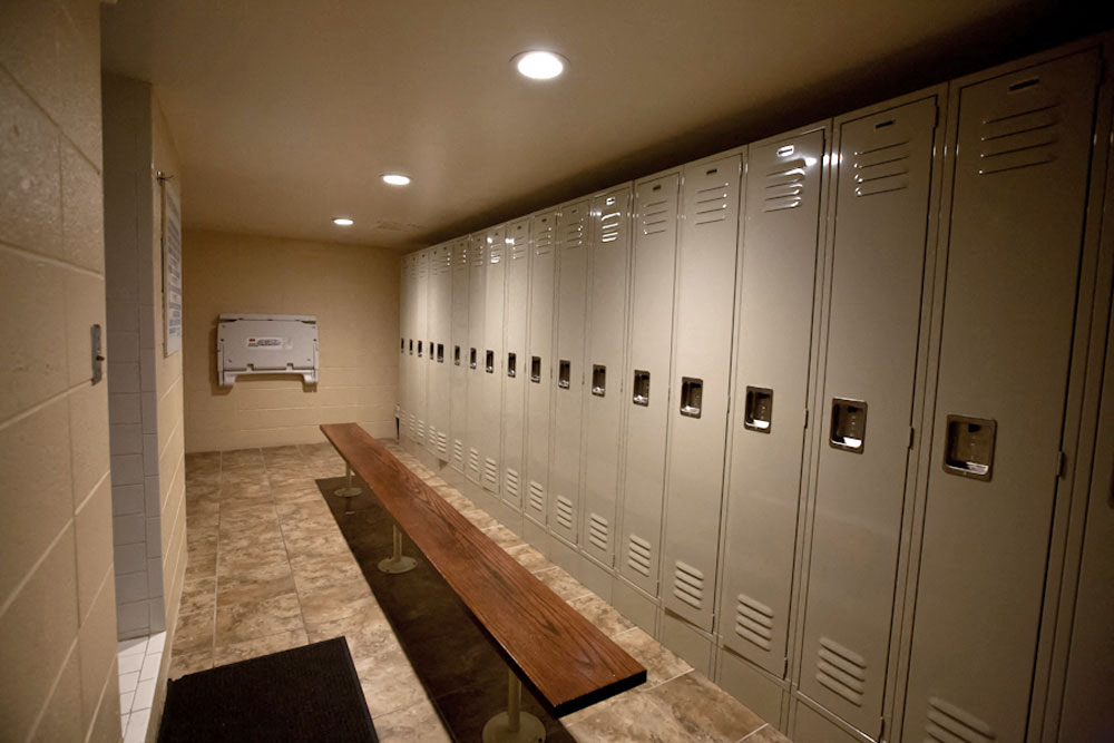 Lockers at Apartment Fitness Center