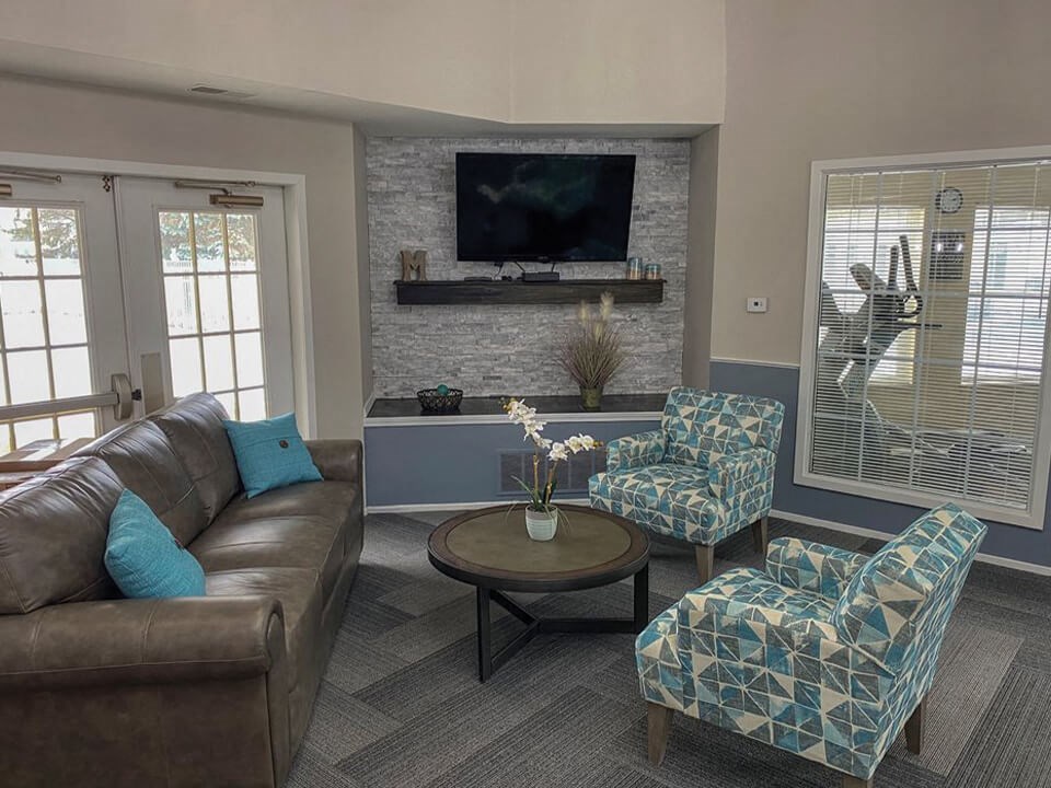 Clubhouse at Waterford Pines apartments