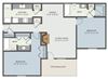 2 bedroom apartment floor plan