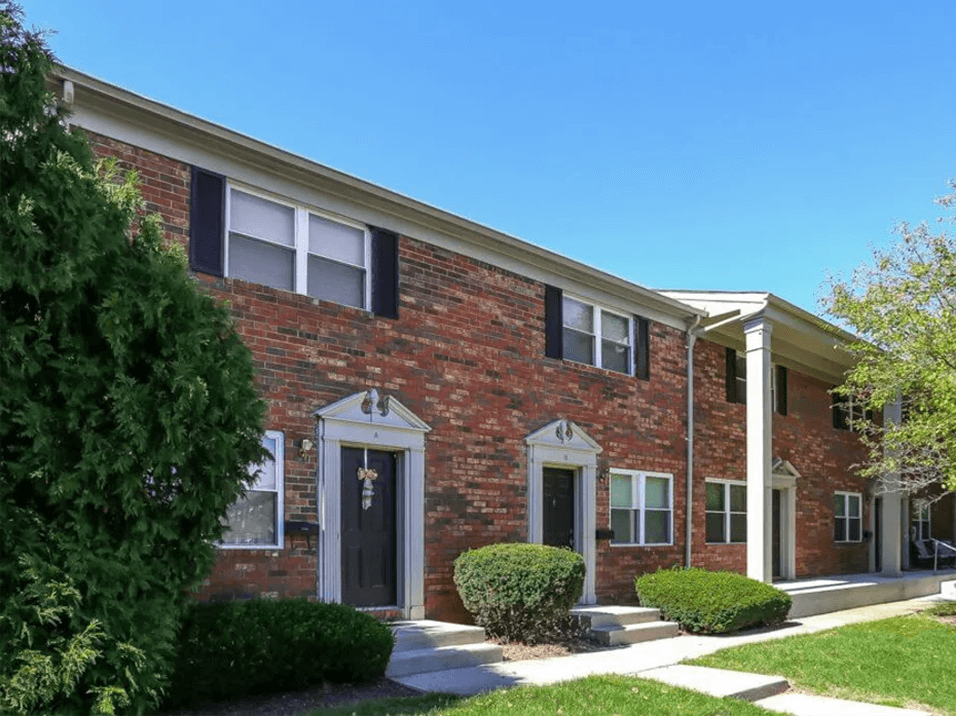 landscaping at apartment complex