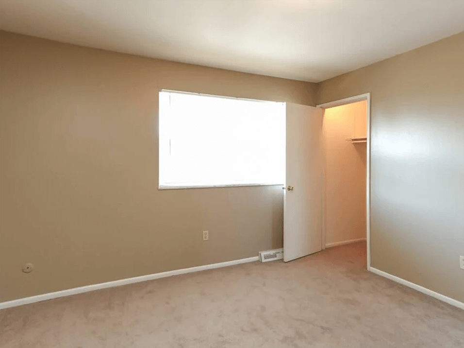 Apartment Bedroom with Big Closet