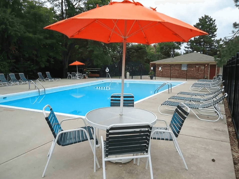 pool at Arlington Village Apartments