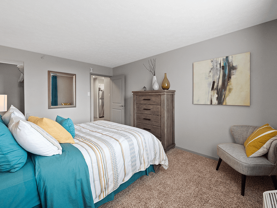 bedroom at Icon Apartments