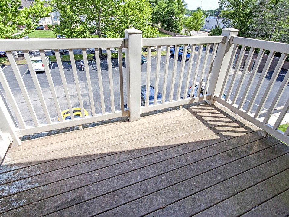 private balcony view at bavarian woods apartments