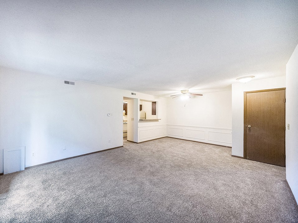 Spacious open floor plans at bavarian woods apartments