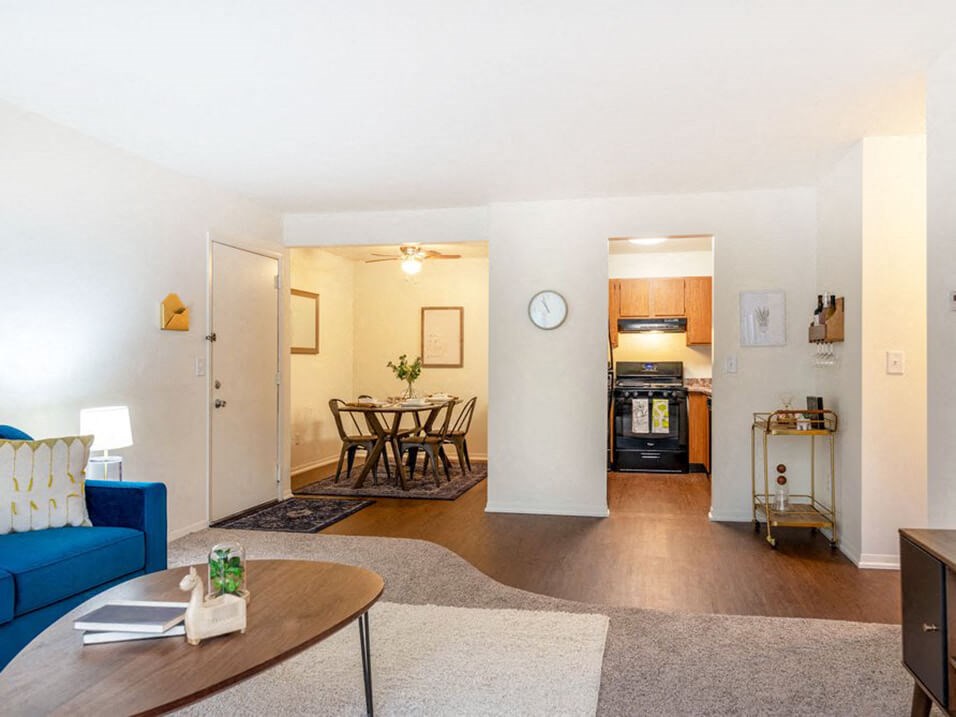 Forest Pointe apartments open floor plan