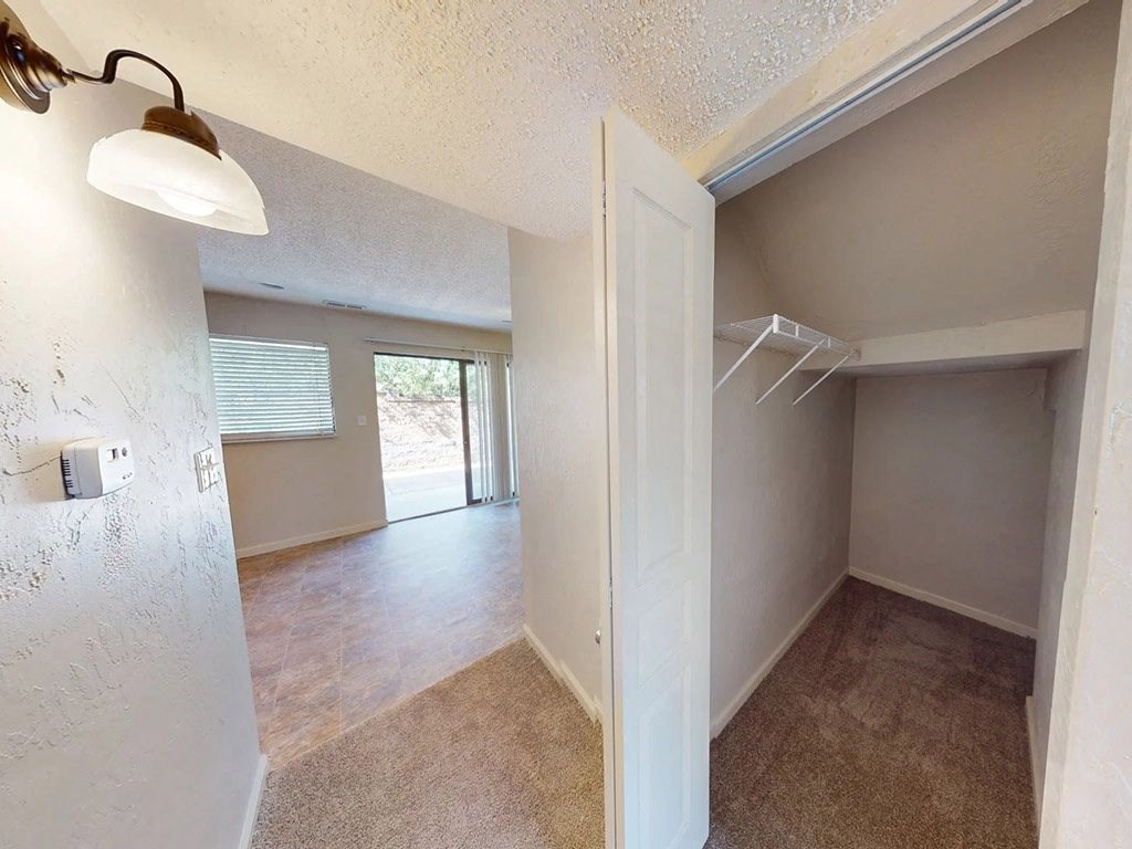 apartment with storage space