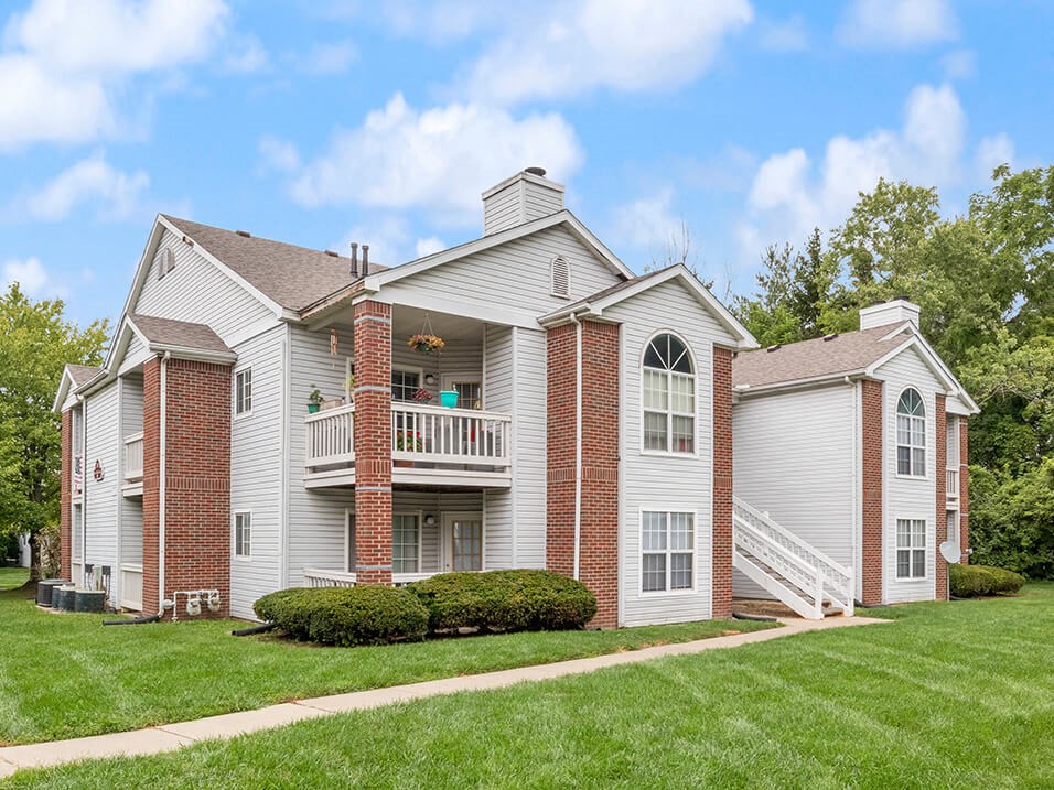 apartment building with balcony