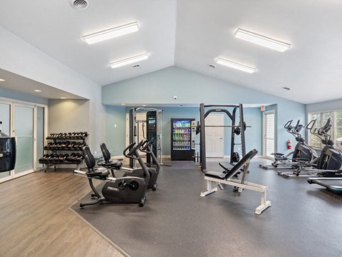 apartment complex with gym