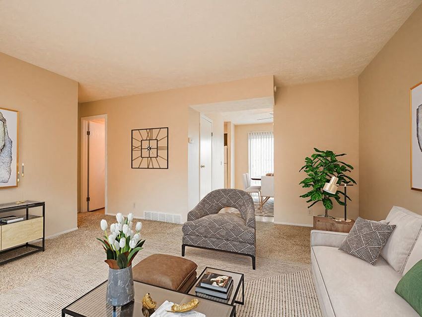 apartment living room in Omaha - Photo Gallery